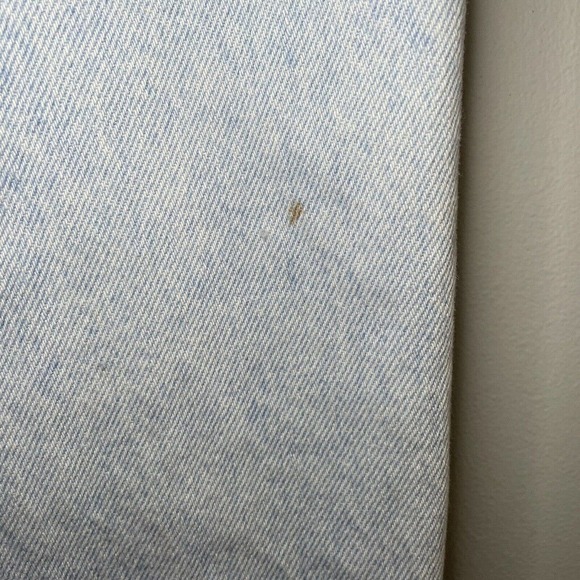 Vintage Lee Jeans Size 14 Long Relaxed Riders Tapered Light Blue 80s Mad… - Picture 9 of 9